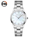 Hannah Martin 1221 Simple Design Ladies Quartz Wrist Watch Waterproof Steel Brand Women Watches Luxury